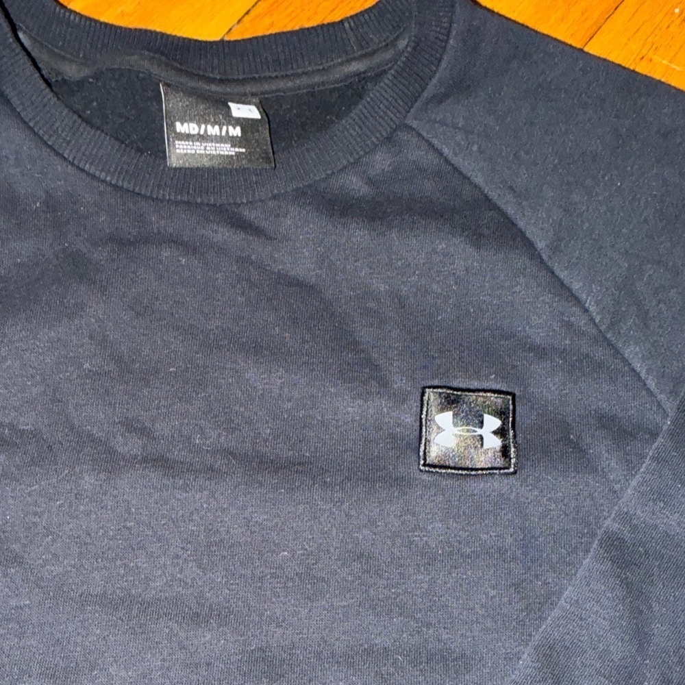 Under Armour Men's Dark Blue Crewneck Sweater - Picture 3 of 4